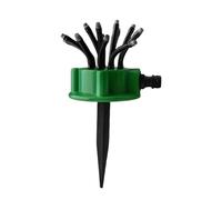 360 Degree Garden Automatic Multi Sprinkler - 360 Degree Adjustable Lawn Sprayer, Flexible Nozzle Floral Sprinkler with Stake Base for Precise Irrigation, Rotating Water Sprayer for Lawn, Garden