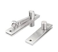 360-Degree Pivot Heavy Duty Rotating Shaft Wooden Door Hinge Murphy Positioning Hidden Axis 1Pcs