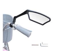 360-Degree Rotating Bike Handlebar Mirror, Universal Cycling Rearview | 360-Degree Rotatable Design and Flexible Arm Provide Adjustable Clear rears View, Scratch-Resistant Glass Lens and