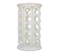 360 Degree Rotating Coffee Pod Holder Stand Hold 40 Pods Large Capacity Coffee Capsule Storage Rack for Kitchen Countertop (White)