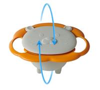 360 Degree Rotating Gyro Bowl - 360 Degree Rotation Gyroscopic Smooth | Bowl Spill-Proof Smooth Rotating Smooth Rotate 360 Degree Gyroscopic for Dining, Entertaining, Kids, Girls, Childr