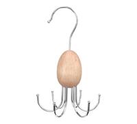 360 Degree Rotating Tie Rack Storage With 6 Hooks | 360 Degree Rotating Organizer Belt Rack, Closet Belt Hanger Organizers For Gloves Bras Scarves Hats Socks Tank Tops Camisoles Home Dorm
