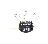 360 ° Galleggiante Gabbia Esca Gancio Da Pesca Inversa Fondo Outdoor Pesca Sport Bait Per Pellet di carico Gabbia Polvere Con Cubi Gancio J8R4