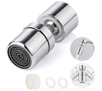 360° Girevole Aeratore Rubinetto, M22 M24 Filtro Rubinetto Cucina Risparmio Idrico Frangigetto per Rubinetti, Adattatori per Rubinetto Bagno - Argento