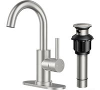 360 Girevole Ottone Rubinetto Del Bacino Caldo Freddo Bagno Lavello | Rubinetto miscelatore per lavabo con valvola in ceramica e beccuccio girevole per installazione moderna