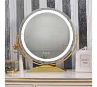 360 gradi che girano lo specchio di trucco del LED, specchio ricaricabile | Specchio da trucco a LED girevole a 360 gradi con controllo touch, per un'applicazione impeccabile del trucco ovunque