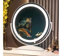 360 gradi che girano lo specchio di trucco del LED, specchio ricaricabile | Specchio da trucco a LED girevole a 360 gradi con controllo touch, per un'applicazione impeccabile del trucco ovunque