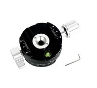 360 gradi di rotazione panoramica, morsetto a rilascio rapido, clip per fotocamera, adattatore per piastra treppiedi di ricambio