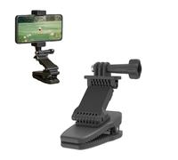 360 Gradi Magnetico Zaino Clip Coccodrillo Clip per DJI Action 5Pro Sport Camera estensibile per Insta 360 X5 Staffa Magnetica