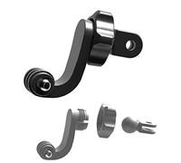 360 Gradi Ruotano Il Supporto Girevole A Vite Per Fotocamere Gopro, Testa A Sfera Supporto Adattatore Treppiede Per Gopro Hero 11/10/9/8/7/(2018)/6/5/4 Nero