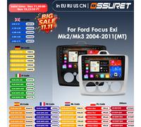 360 Macchina Fotografica AI Lettore Intelligente Carplay Auto 4G 2 Din Android Autoradio per Ford Focus 2 3 Mk2 Mk3 2004-2011 Autoradio GPS WIFI