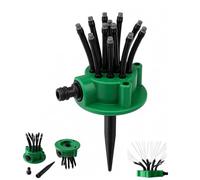 360° Multi Directional Lawn Sprinkler, Automatic Multi 360° Coverage Precision Garden Irrigation Sprinkler, Automatic Multi-Arm Lawn Watering System With 12 Adjustable Nozzles For Garden Irrigation(A)