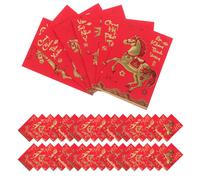 360 Pcs Buste Per Il Capodanno Vietnamita Del Cavallo Pacchetto Rosso Rosse