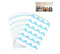 360 Pezzi/15 Fogli Adesivi per Angoli Fotografici, Angoli Autoadesivi per Montaggio Immagini per Scrapbooking Quaderni Album Fotografici Libri dei Ricordi Diario di Viaggio (Blu)