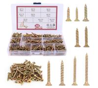 360 Pezzi Kit Assortimento Viti Autofilettanti, Viti per Legno Testa Svasata Cro