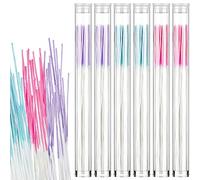 360 pezzi orecchini per foro per orecchio, pulitore per fori, usa e getta, per la pulizia degli orecchi, per donne e uomini (blu, rosa rossa, viola)