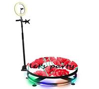 360 Photo Booth Machine Slow Motion Live with Software, APP Remote Control Automatic 360 Spin Booth con supporto estensibile, feste persone a stare in piedi, Cartone/Flight Case Imballaggio Wuzeenyi