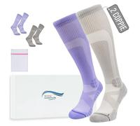 360 RELIEF Calze a Compressione Graduata Donna et Uomo - Classe 1 Calzini Compressione Per Corsa, Calcio, Yoga - Supporto quotidiano con Sacco per il bucato