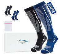 360 RELIEF Calze a Compressione Graduata Donna et Uomo - Classe 1 Calzini Compressione Per Corsa, Calcio, Yoga - Supporto quotidiano con Sacco per il bucato