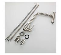 360 ° Rotante Rubinetto Della Cucina Miscelatore Freddo e Caldo Lavello Rubinetto Lavello Spazzolato 304 Acciaio Inox Toilette Lavabo Rubinetti Lavabo