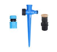 360° Rotatable Lawn Sprinkler | 1/2 in Adjustable Irrigation Sprayer for Fruit Trees/Shrubs/Greenhouses | 8-14m Atomization Diameter with Ground Spike