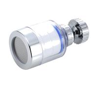 360°Rotating Faucet Water Purifier Household Kitchen Faucet Filter Element Remove Chlorine Heavy Metal Water Saving Tap Filter(Red)
