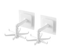 360 Rotating Folding Hook - 360 Gradi Rotating KitchenHooks 2 x Utensil Rack Utensils Organizer With 6 Claws Multifunctional kitchenBathroom Cabinet With Easy Installation | Reliabl