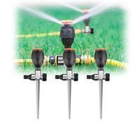 360° Rotation Auto Irrigation System Garden Lawn Sprinkler Patio, Water Sprinkler for Lawn Yard Outdoor, Adjustable at Will for Outdoor Grass Garden Yard Lawns (3PCS)
