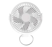 360 Rotazione 7 Pollice USB Ricaricabile 4000mAh Scrivania Appeso Ventilatore a 4 Velocità Ventilatore da Soffitto Per Tenda da Campeggio Outdoor Scuola Casa Usb Ricaricabile Piccolo