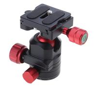 360 Rotazione Professionale Del Metallo Testa A Sfera Sferica Capacità di Carico 5 Kg Sgancio Rapido Piastra Scarpa E Maniglia