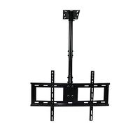 360° Swivel & Tilt Universal Ceiling TV Mount Stand for 32" 60" TVs Height Adjustable Bracket Sturdy Black Design Home & Office Use (11.5m)