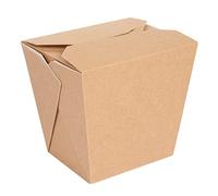 360 unità - Contenitori multiuso per microonde 'Thepack' 960 ml 220 + 12Pp G/M2 8,9 x 7 x 10,8 cm naturale cartone ondulato Nano-Micro