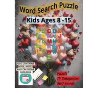 360 Word Search Mania: 36 Puzzles and 15 Maze for Kids Ages 8-15