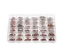 3600pcs/lot 1PF-100nF Ceramic Capacitor Assortment Kit 10PF 22PF 33PF 47PF 100PF 330PF 470PF 1NF 10NF 47NF 50V Capacitors set RUAJOGYNVM