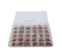 3600PCS/LOT 1PF-100nF Ceramic Capacitor Assortment Kit 10PF 22PF 33PF 47PF 100PF 330PF 470PF 1NF 10NF 47NF 50V Capacitors Set for Arrival 2025 High for Capacitance Meters