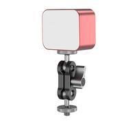 360Degrees Rotatable Miniature Camera Fill Light 5Brightness Livelli USB C Batteria Ricaricabile per Fotografia Videografia Alluminio Camera Light
