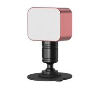 360Degrees Rotatable Miniature Camera Fill Light 5Brightness Livelli USB C Batteria Ricaricabile per Fotografia Videografia Alluminio Camera Light