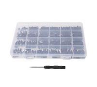 360Pcs Nylon Standoff Spacer Kit | M2 M2.5 M3 Male Female Hex Screw Nut Assortment | Insulated PCB/Electronics/Machine Board Mounting | Oxidation Proof Hardware