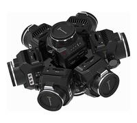 360RIZE Rig video a 360° per fotocamere Blackmagic Design Micro Cinema 2K e Micro Cinema Studio 4K Nero