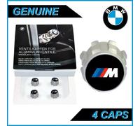 36122447402 Kit 4 Tappi Cappucci Valvole Ruota Logo M Performance originali BMW