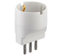 36167 Q.TA' 25 ADATTATORE SCHUKO 10A 2P+T BIANCO FIG.8