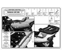 361F GIVI ATTACCO POSTERIORE BAULETTO per YAMAHA XJR 1300 2011 2012 2013 2014