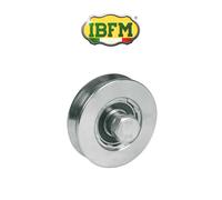 362 IBFM - Ruota per cancelli 2 cuscinetti a sfera gola V