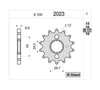362023017 - PIGNONE 17 DENTI PASSO 530 ZX-12 R 1200 NINJA