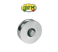 363 IBFM - Ruota per cancelli 2 cuscinetti a sfera gola tonda
