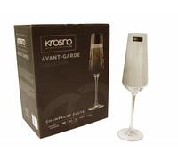 (36448) Lotto 6 Bicchieri Vetro Trasparente Champagne 180ML Krosno Avant Garde