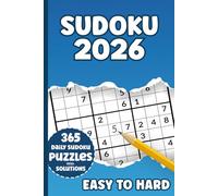 365 Daily Sudoku Puzzles for Adults from Easy to Hard with solutions.