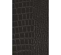 365-Day Journal - A Year of Thoughts.: Black Crocodile Skin-Inspired Cover Design | Lined Pages for Daily Thoughts, Notes, and Reflections - With Monthly Inspirational Quotes.