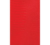 365-Day Journal - A Year of Thoughts: Red Crocodile Skin-Inspired Cover Design | Lined Pages for Daily Thoughts, Notes, and Reflections - With Monthly Inspirational Quotes.