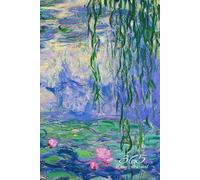 365 DAY JOURNAL Claude Monet Water Lilies: Undated Yearly Diary, Unlined Pages, Planner Notebook, 6 x 9 inches